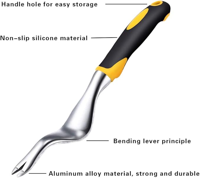 Hand Weed Puller Tool,Manual Weeding Tool for Garden, Garden Tools for Gardening，Weed Removal and Farmland Transplantation Tool，Gardening Gifts for Women Men