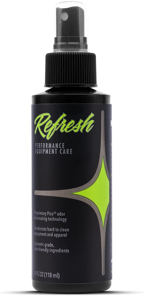 Molecule Refresh Spray | Performance Apparel Care | Cleans and Deodorizes Racing Suites & Technical Fabrics | Signature Fresh Scent | 4 Ounces
