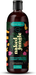 Naked Jungle Plant-Based Liquid Odor Eliminating Laundry Booster for Strong Odors, No Added Fragrances, Vegan Formula, 24oz