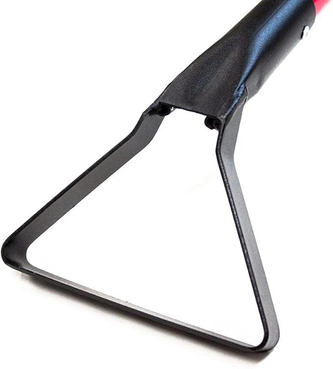 BULLY TOOLS 12-Gauge Loop Hoe w/Fiberglass Handle - Heavy-Duty Garden Hoe Tool for Weeding, Gardening, & Landscaping - Durable Tool for Everyday Garden Soil and Lawn Preparation - Made in The USA