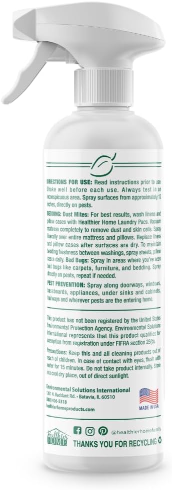 CHOMP! Insect and Pest Control Spray, 24 Ounces, Indoor and Outdoor Use, Plant-Based Formula Ants, Bed Bugs, Dust Mites Spiders, Made with Peppermint, Lemongrass, Geraniol