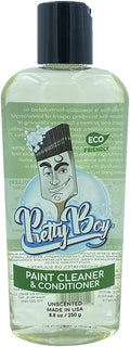 Pretty Boy Paint Cleaner & Conditioner – Eco-Friendly Solution for Cleaning & Conditioning Paint Brushes, Rollers, and Tools – Removes Water-Based Paints, Stains, Primers, and More (8.8 oz Bottle)