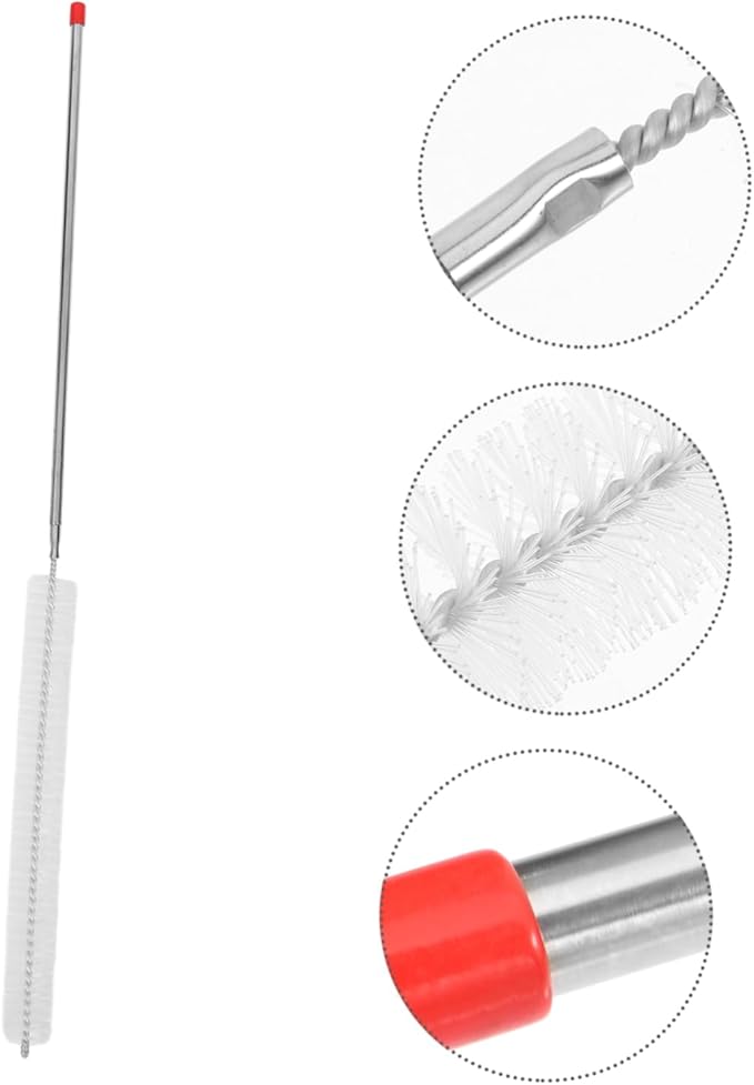 Hemobllo Long Flexible Washing Machine Cleaning Brush Sturdy Nylon Bristles for Deep Cleaning Compatible Top-Load Washers for Household Use
