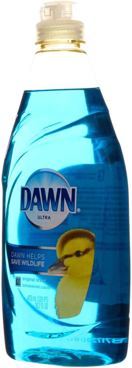 Dawn Ultra Original Dish Detergent Liquid Blu Plastic Squeeze Btl Rp, 16.2 Ounce