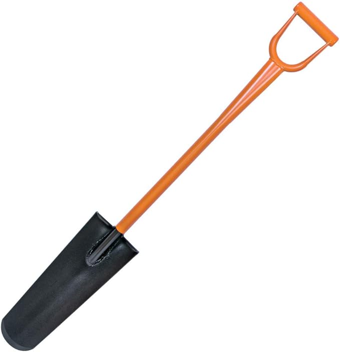 A.M. Leonard All-Steel Drain Spade with D-Grip Handle