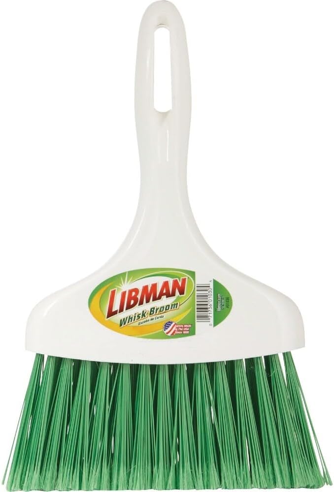 Libman 1030 Whisk Broom with Hanger Hole for Storage