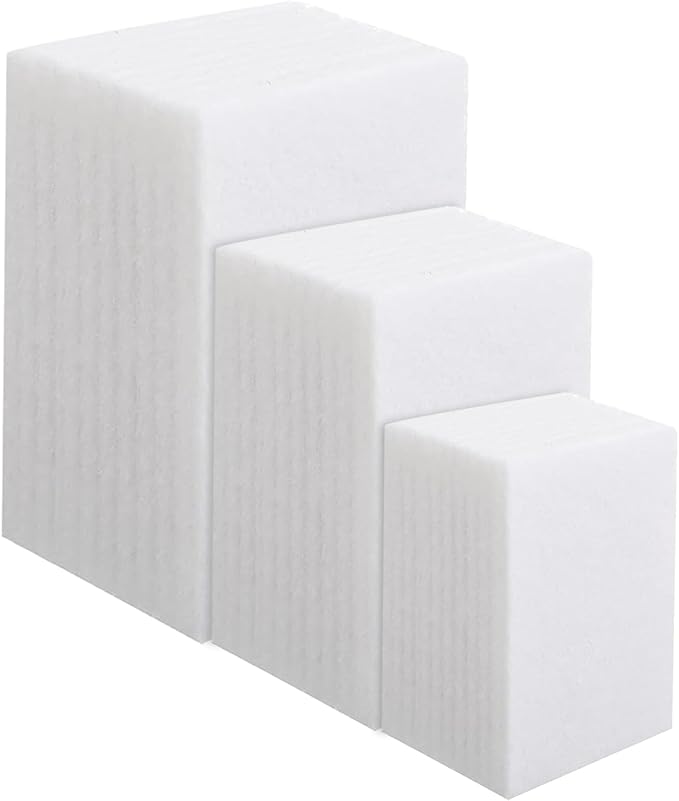 LemonRoad 30 Pcs White Scuff Pads for Non Scratch Non Woven Pads for Scuffing Scouring Sanding Paint Primer Prep Adhesion Scratch Home for Cleaning Surface Polishing Metal Deburring Auto Body Repair