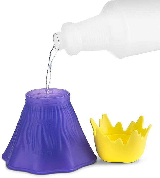 Microwave Oven Cleaner Steam Volcano Shape Home Kitchen Gadget Cleaning Tool Kitchen Cleaners