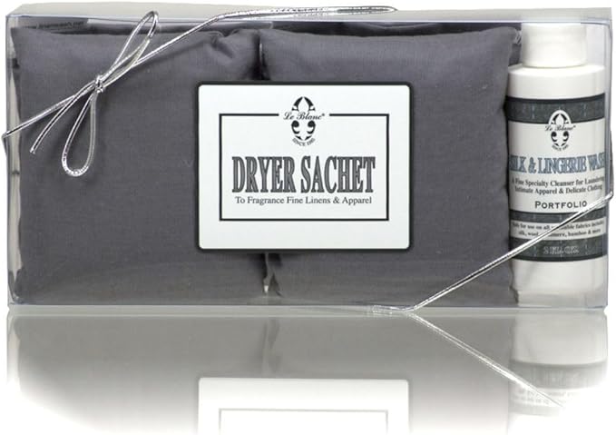 Le Blanc® Portfolio Double Pack Dryer Sachet - Luxury Scented Fabric Sachet for Your Dryer (1 Pack)