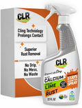 CLR Brands Calcium, Lime & Rust Remover with Cling, 22 oz. Spray Bottle, Adheres to Hard-to-Reach Surfaces, Blasts Calcium, Dissolves Lime Deposits, Zaps Stubborn Rust Stains and Hard Water Deposits