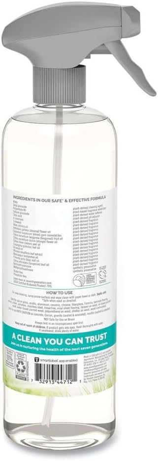 Seventh Generation SEV44712CT Natural Glass and Surface Cleaner