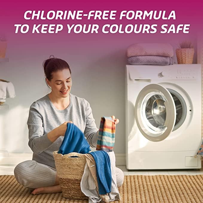 Vanish Oxi Action Colour Safe Stain Remover Powder for Clothes 1Kg, 1st Time Amazing Stain Removal Even In 30°C Cold Wash, Lifts Tough Stains, Chlorine-Free Formula, Safe On Everyday Fabrics