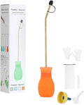Powder Duster/Large Diatomaceous Earth Bulb Duster/Powder Applicator - Diatomaceous Earth Bulb Duster/Applicator(Orange)