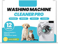 Washing Machine Cleaning Tablets: Powerful Deep Cleaning for Front Loader & Top Load Washer Machines - Clean Inside Drum and Laundry Tub Seal (12 pieces)