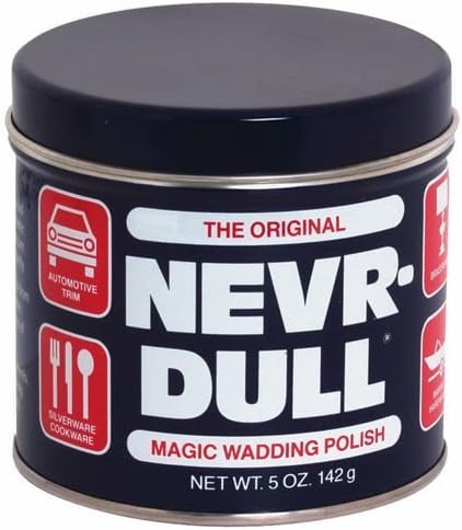 Original Nevr-Dull Model L 5 oz Magic Wadding Metal Polish - Quantity 3