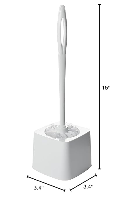 Rubbermaid Commercial 14.5 Inch Toilet Brush, Toilet Bowl-Cleaner for Bathroom, Scrub Brush for Toilet (Pack of 2)