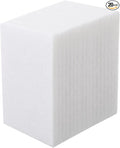 20 Pieces White Scrubbing Pad Non Scratch Scouring Pads Non Woven Scouring Sponge Multipurpose Abrasive Multi Surface Scrubber for Cleaning Polishing(4.5 x 9.8 Inch)