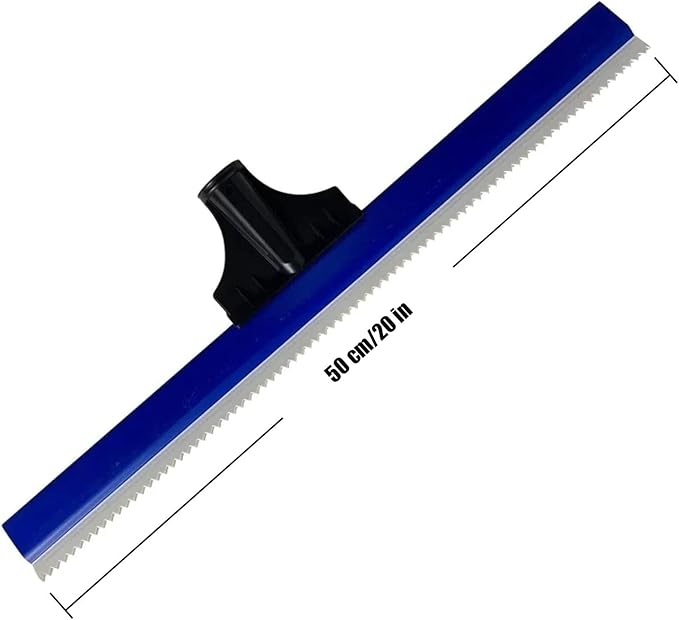20 Inch Teeth Notched Squeegee, Epoxy Squeegee for Self Leveling Cement Urethane Epoxy Floor Tools, Lightweight Floor Wall Spreader, Professional Tool for Garage Floors Driveways Walls #20