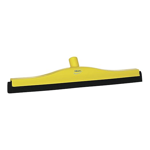 Vikan 77536 Squeegee,Fixed Head,Floor,20",PP/RB,Yellow