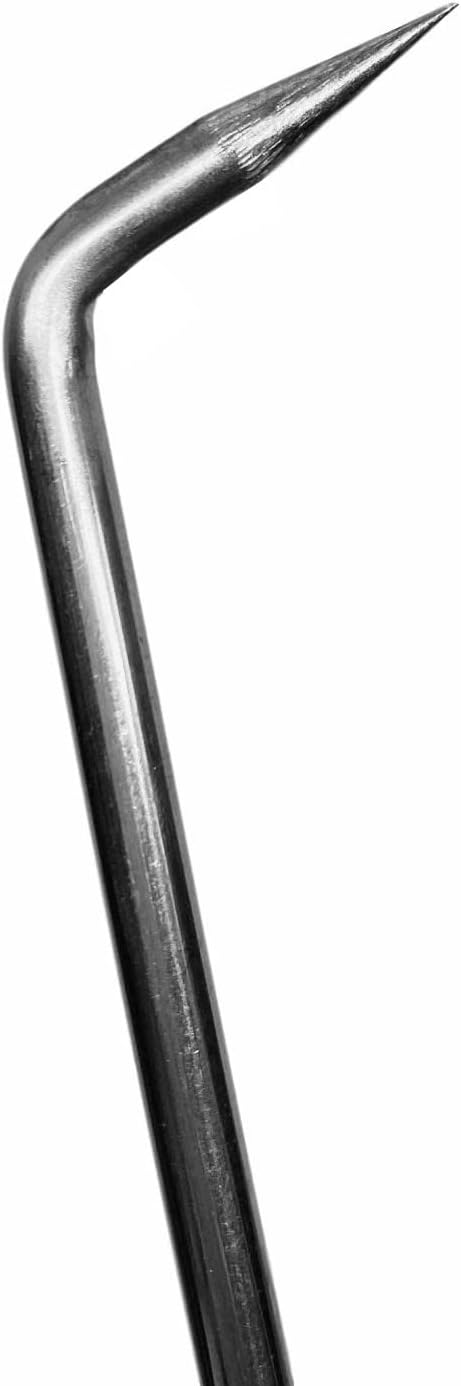 KAKURI Bonsai Root Hook, 8.6" Professional Bonsai Root Pick Tool, Japanese Stainless Steel, Red, Made in JAPAN