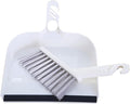 Uonlytech Mini Desktop Cleaning Set Small Broom and Dustpan Brush Set Portable White Handheld Cleaning Accessory for Home Office Keyboard Dust Removal