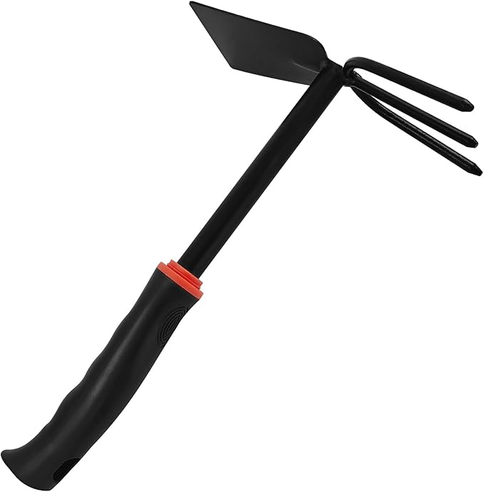 FR Garden Hoe and Weed Puller Rake, Hoe and Cultivator, Hand Tiller for Gardening