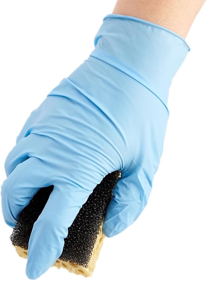 ForPro Disposable Nitrile Gloves, Chemical Resistant, Powder-Free, Latex-Free, Non-Sterile, Food Safe, 4 Mil