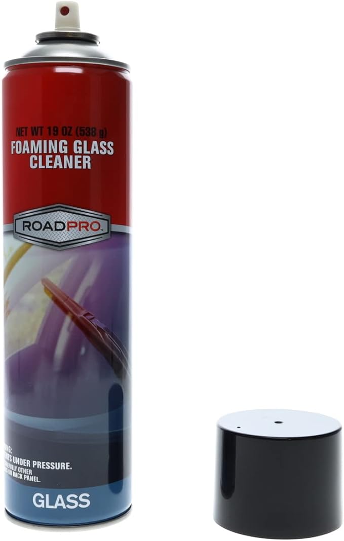 RoadPro RP19FGC 19 oz. Foaming Glass Cleaner - 2 per Pack