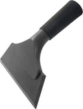 Small Squeegee 5 inch Rubber Window Tint Windshield Scraper, Non-Slip Handle Glass Cleaner for Car Glass Mirror Shower Door/Bathroom Cleaning(Pure Black, 1 Pack)