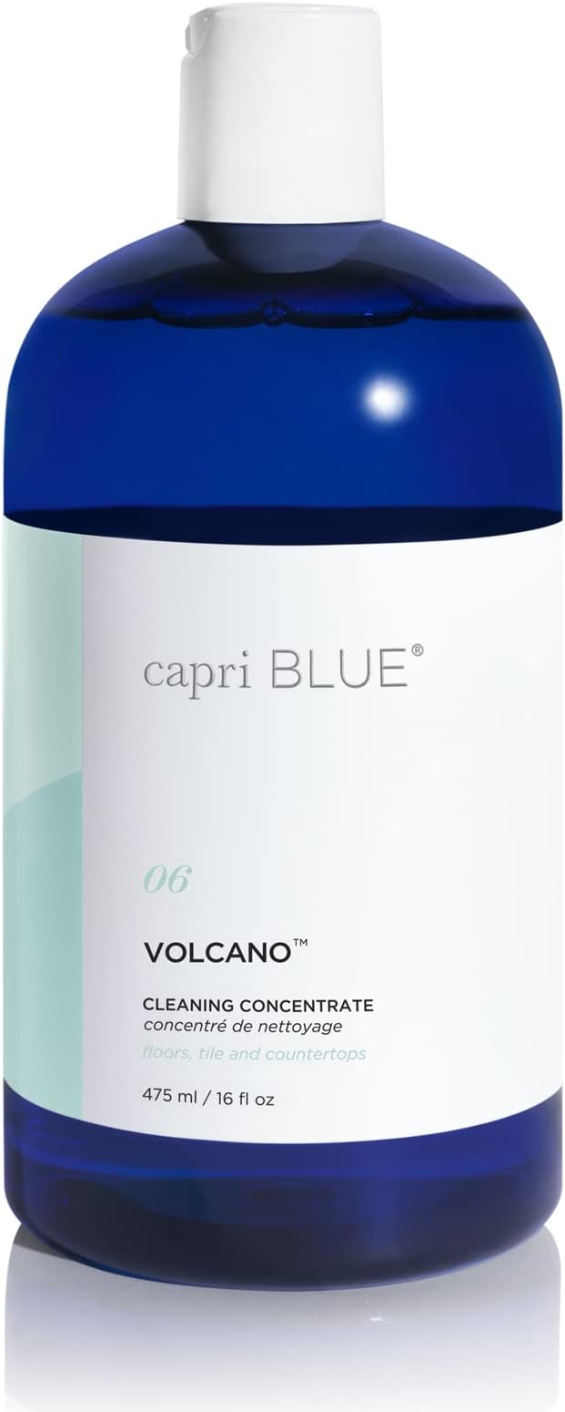 Capri Blue Volcano Cleaning Concentrate - Multi Purpose Cleaner - Cleaning Products Safe for Floors, Tile, Countertops & More - Vegan & Cruelty Free - Non-toxic Cleaning Supplies (16 fl oz)