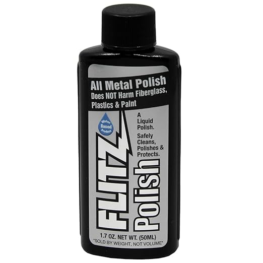 Flitz No Scent Metal Polish 3.4 oz. Liquid