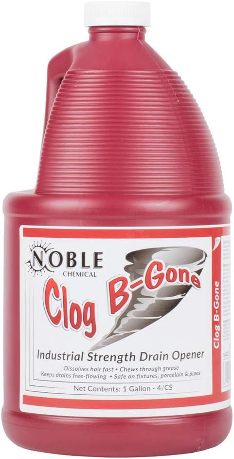 Noble Chemical 128 oz. 4/Case Clog B-Gone Drain Opener Maintainer