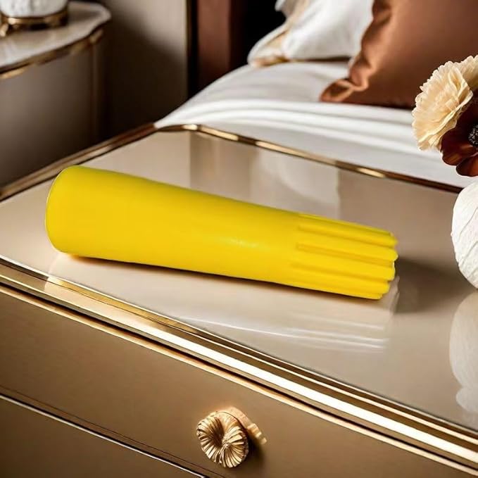 Squeegee Adapter Window Squeegee Adaptor Squeegee Pole Adapter, Changes The Threaded Tip to a Standard Friction Taper Fit, Yellow 2pc