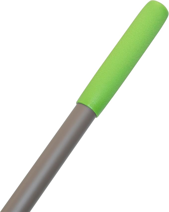 Flip Scooping Leaf Rake, Heavy Duty Lawn and Yard Care, Extra Wide Head, Green