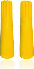 Squeegee Adapter Window Squeegee Adaptor Squeegee Pole Adapter, Changes The Threaded Tip to a Standard Friction Taper Fit, Yellow 2pc