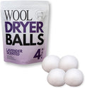 Lavender Scented Wool Dryer Balls – 4 XL Pack – Natural Fabric Softener, Reusable, Reduces Static, Reduces Wrinkles & Shortens Drying Time, Made W/Essential Oil, 100% Pure Wool