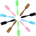 10Pcs Colorful Plastic Mini Gardening Shovel Spoons Soil Scoops, Succulent Sand Scoops/Cultivation Digging Transplanting Tools for Succulents Potted Flowers (Multicolor)