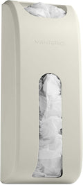 Wall Mount Plastic Bag Organizer | Durable Plastic Grocery Bag Saver | Smudge Proof, Fingerprint Resistant (Cream)
