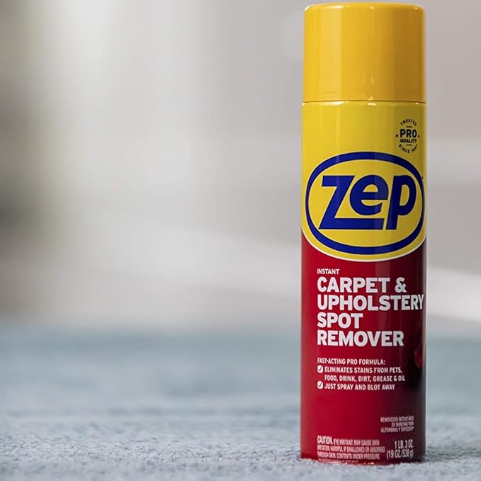 Zep Instant Carpet and Upholstery Spot Remover 19 oz ZUSPOT19 (Case of 4) (Formerly Instant Spot Remover)
