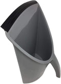 HandyPan Heavy Duty Dustpan, Gray- Large Dust Pan Made in the USA with Tight Seal Lip to Keep Dust, Dirt, Debris In-Great for Home, Shop, Garage Use-Stackable, Standing Dustpan for Wet or Dry Tasks