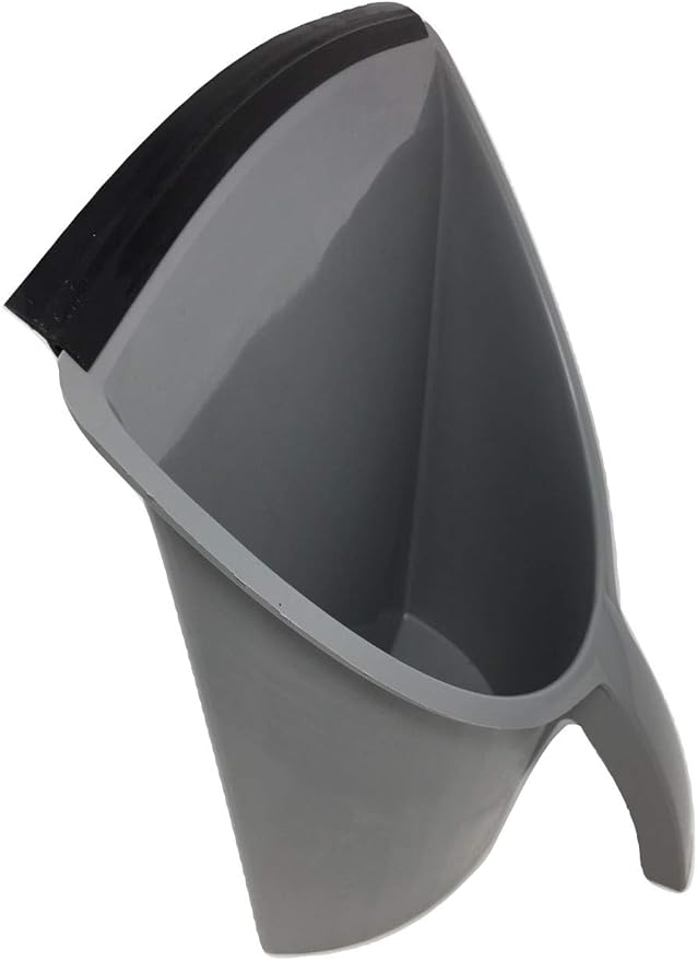 HandyPan Heavy Duty Dustpan, Gray- Large Dust Pan Made in the USA with Tight Seal Lip to Keep Dust, Dirt, Debris In-Great for Home, Shop, Garage Use-Stackable, Standing Dustpan for Wet or Dry Tasks
