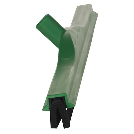 Vikan 77552 Squeegee,Fixed Head,Floor,28",PP/RB,Green