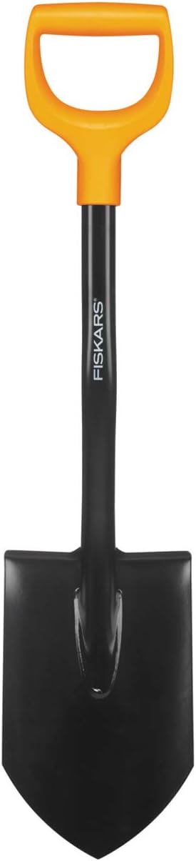 Fiskars Auto Spade, Solid, Weight: 1.4 kg, Length: 80 cm, Steel/Plastic, Black/Orange, 1014809