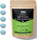 WASH&WHIPS Window/Glass Cleaner Refill Tablets - 50ct (Makes 50 Gal) - Streak-Free, Cleans Glasses, Windows, Windshields - Car, Office, Home & Kitchen