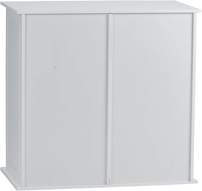 Household Essentials Tilt-Out Laundry Sorter Cabinet with Shutter Front, White, White Wood Shutter