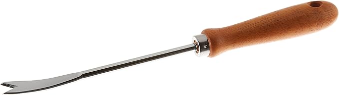 Seymour Dandelion Weeder, Chrome Plated .75" x 2.5" Head, Hardwood Handle with Steel Collar – Seymour S300 DuraLite Series – SKU 41035
