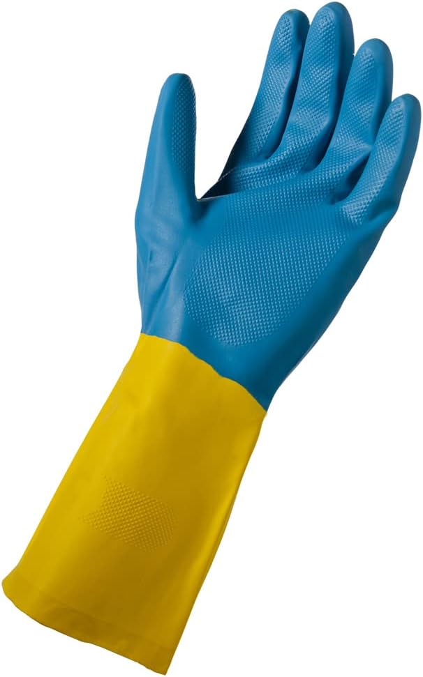 Soft Scrub Neoprene Coated, Reusable Latex Household Glove