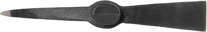 INTERTOOL Hand Pick Axe -15-Inch Forged Steel Weeding Mattock Adze Hoe 1.5 lb with Anti-Slip Fiberglass Handle - Heavy-Duty Garden Tool for Roots, Rocks, Digging & Camping HT08-0303