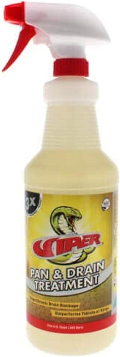 Refrigeration Technologies Viper Pan & Drain Treatment 1 Qt, Yellow RT800S (1)