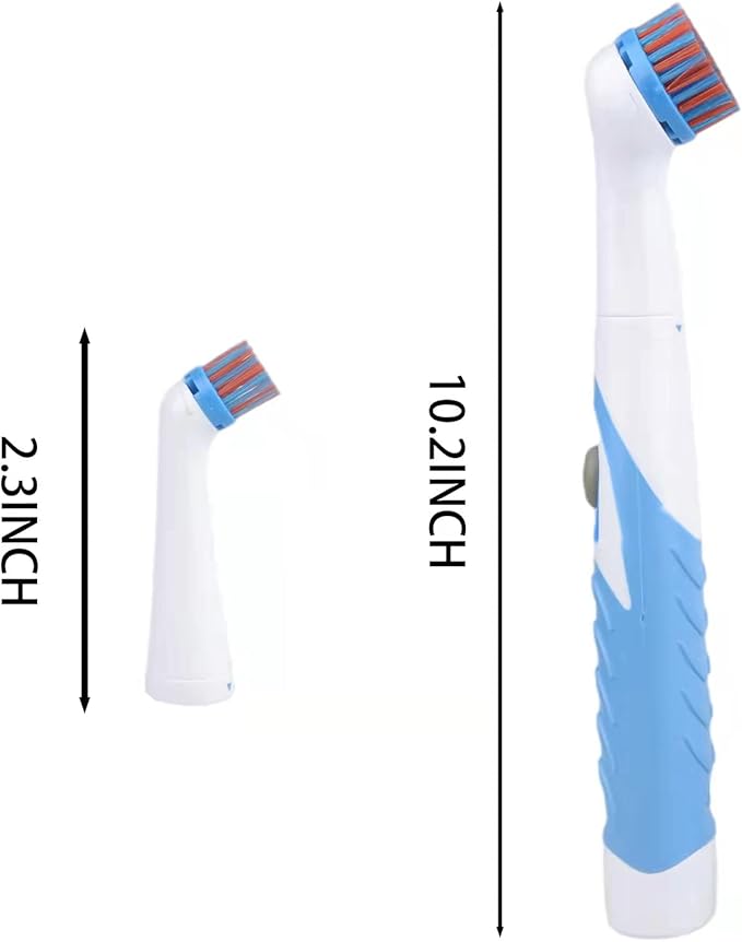 Electric Cleaning Brush with 4 in 1 Multiple Brush Heads, Indoor Household Cordless Motorized Brush for Bathroom Toilet Kitchen Tile Crevice